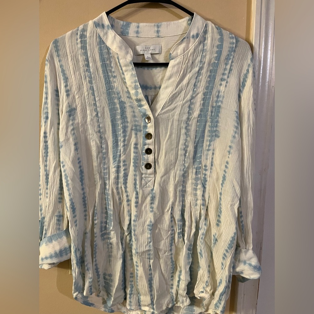 New Direction Size Large… Linen like top